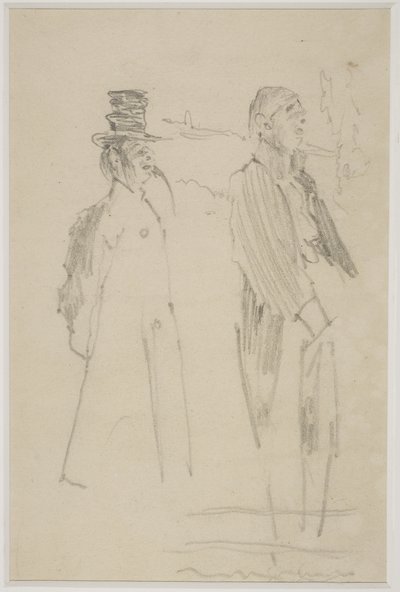 Zwei Vaudeville-Gentlemen, ca. 1888 von Walter Richard Sickert